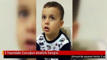 3 Yaşındaki Çocuğun Atatürk Sevgisi