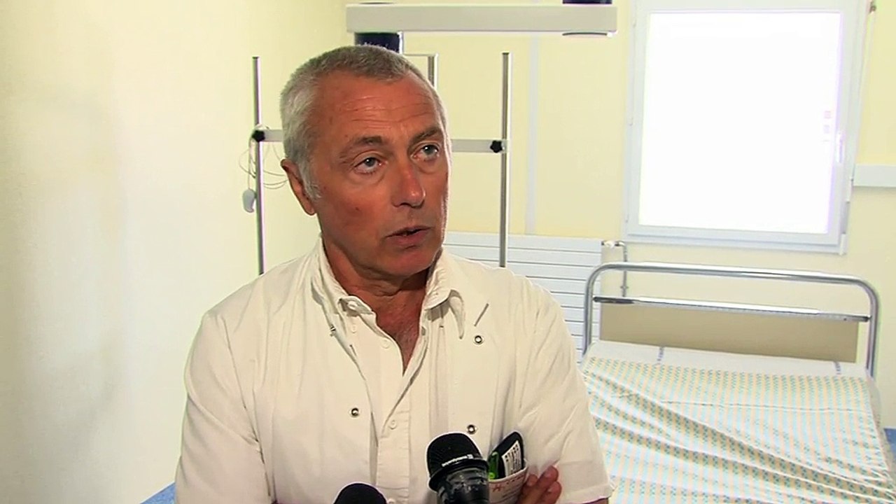 Inauguration du nouveau service réanimation de l'hôpital."Longue vie à la réa de Martigues"