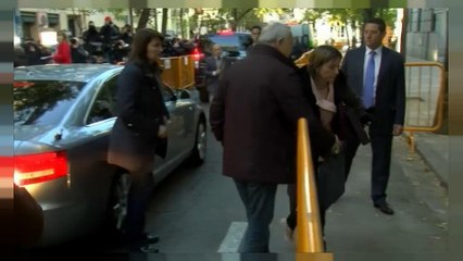 La expresidenta del Parlament declara ante el Tribunal Supremo