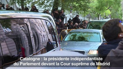 Catalogne: la présidente du parlement devant la justice