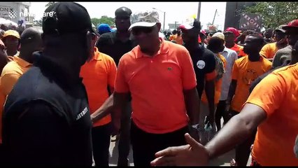 Leader of opposition takes part in third day of anti-government protest in Togo