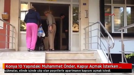 Konya 10 Yaşındaki Muhammet Önder, Kapıyı Açmak İsterken Cam Boğazını Kesti