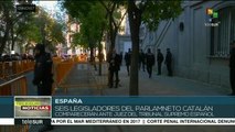 Miembros de la Mesa del Parlamento catalán declaran ante el Supremo