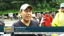 Campesinos guatemaltecos realizan paro nacional contra la corrupción
