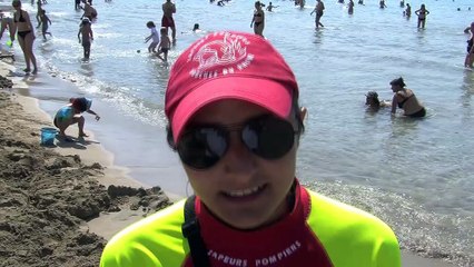 Plage du Verdon. La tortue Bigsi au secours des enfants perdus