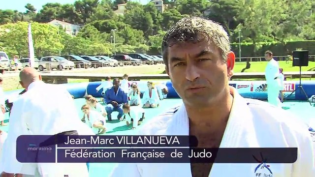 Séance de judo face à la mer : le Judo Tour fait escale à Martigues