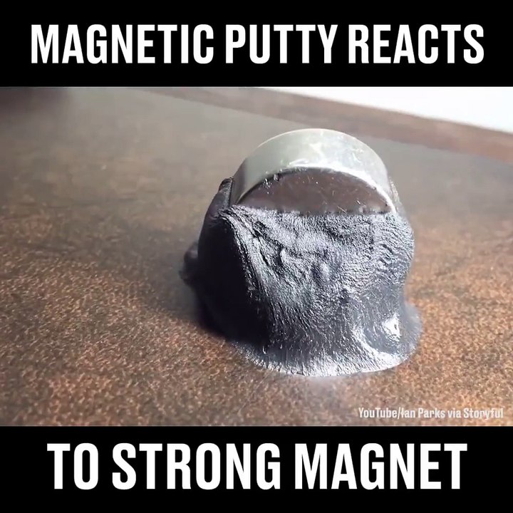 Les effets d'un aimant sur cette pate sont impressionnants
