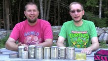 Tin Can Challenge! Whats Inside the Mystery Cans!? Gross! | Whats Ryan Tryin | Bins Toy Bin