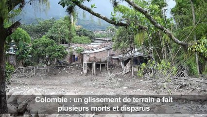 Glissement de terrain en Colombie: des morts et des blessés