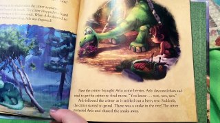 QuakeToys Story Time New Disney Pixar The Good Dinosaur Movie Book Reading and Review Arlo Spot