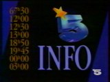 La 5 - 18 Février 1990 - Bandes annonces   Publicités