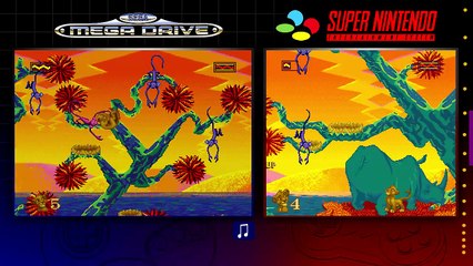 The Lion King | Mega Drive & SNES | Comparison - Dual Longplay