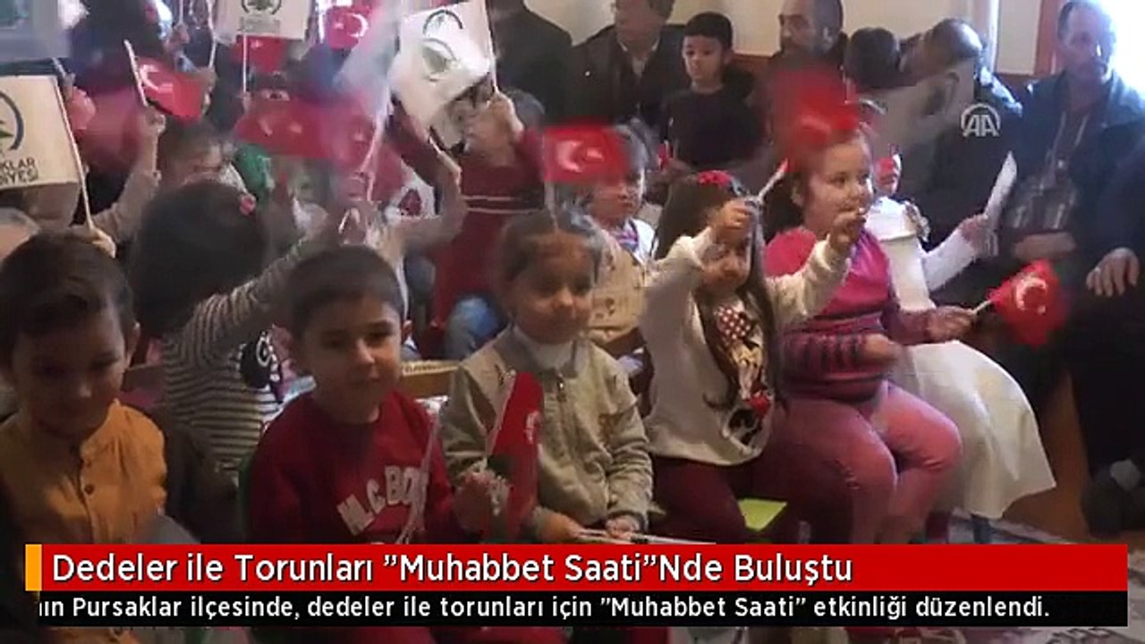 Dedeler ile Torunları "Muhabbet Saati"Nde Buluştu
