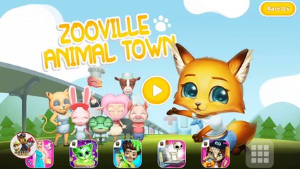 Zooville Animal Town 2 - Hair Salon, Makeup & Doctor ❀ Fun Kids Games