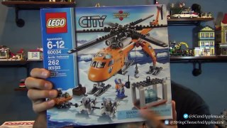 Lego City Arctic Helicrane Set #60034 - Unboxing and Build