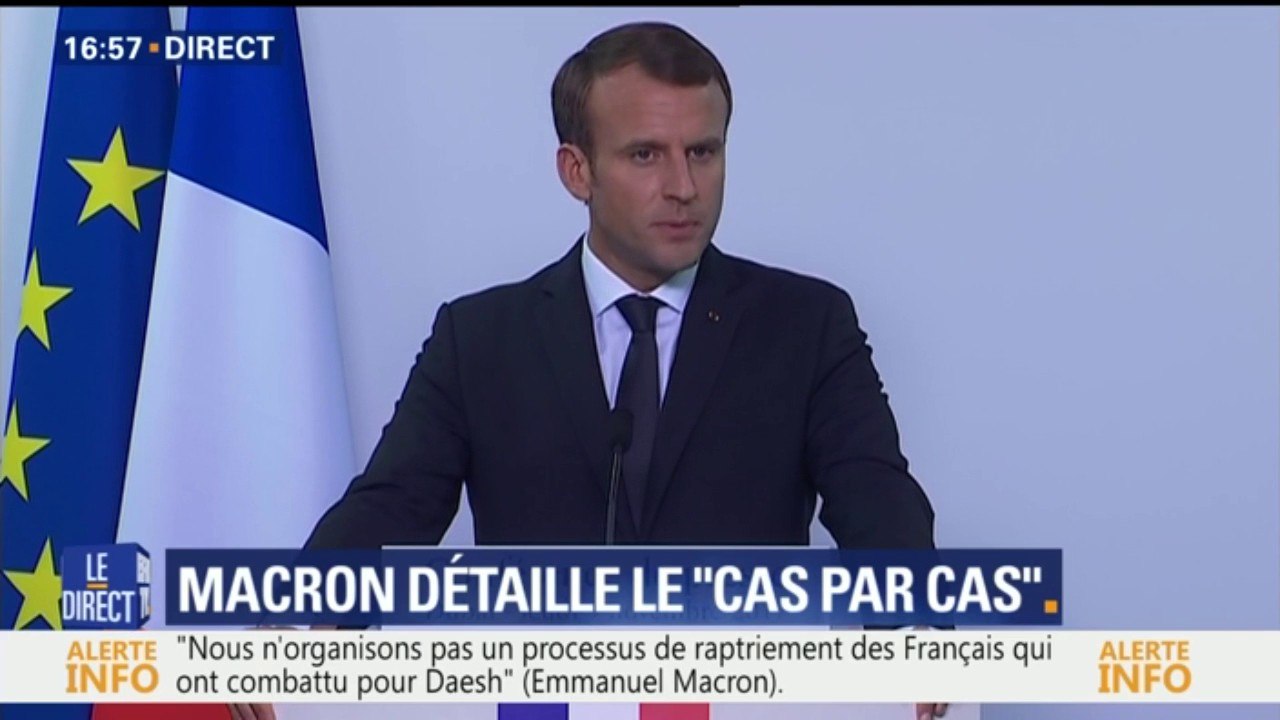 "Nous devrions voir la fin de l'opération armée en zone irako-syrienne", affirme Emmanuel Macron