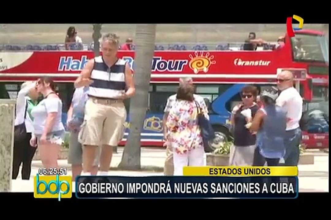 Donald Trump implementa más sanciones a Cuba