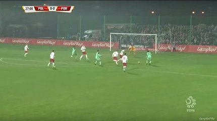 Goal HD - Poland U20 0-1 Portugal U20 09.11.2017