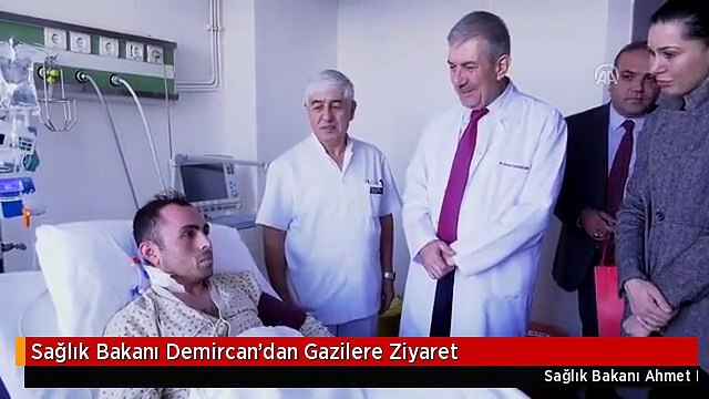 Sağlık Bakanı Demircan'dan Gazilere Ziyaret