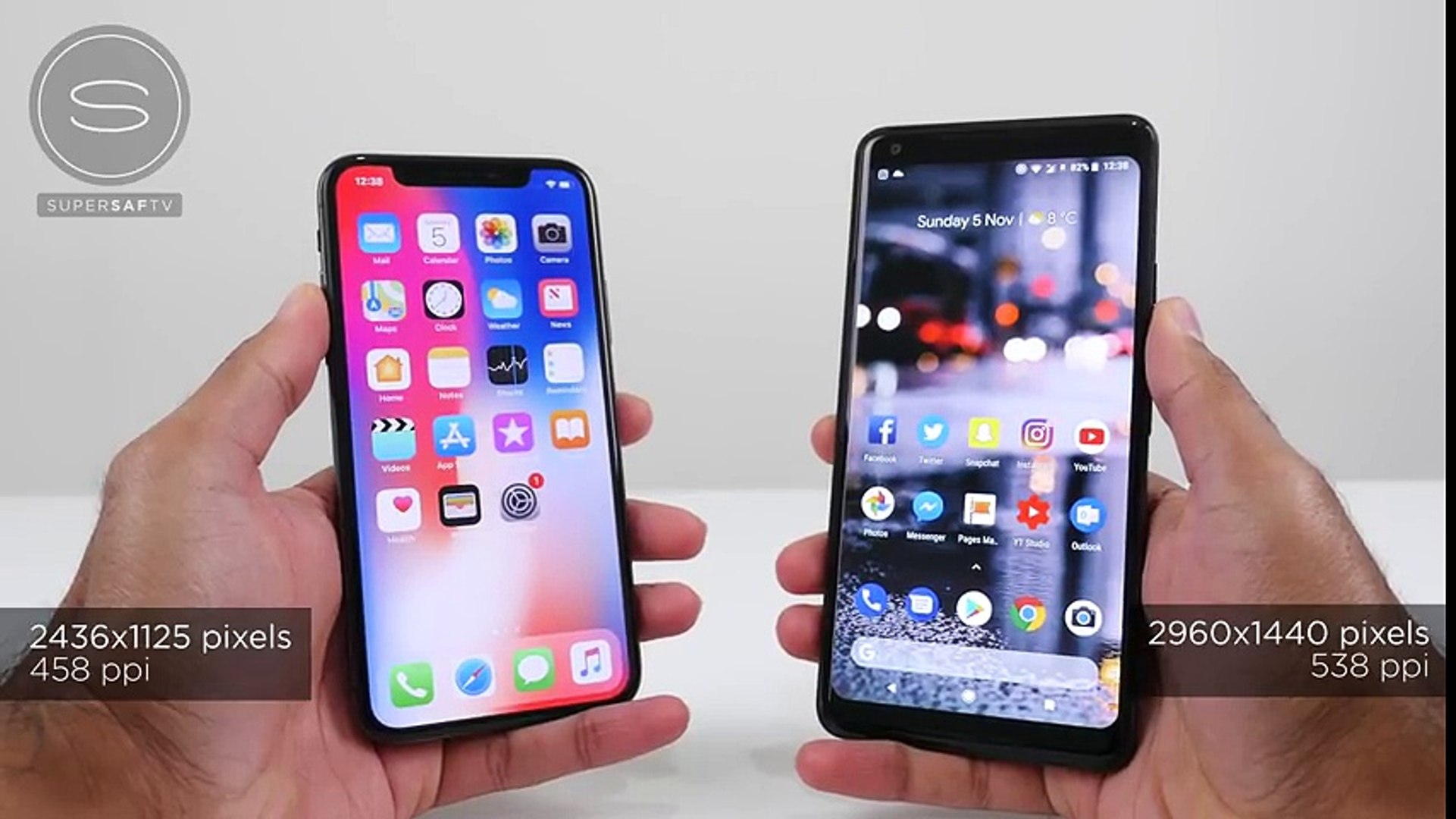 ⁣iPhone X vs Pixel 2 XL SPEED Test