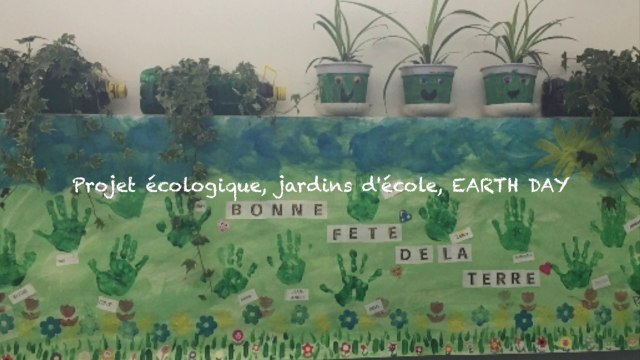 #SemaineLFM : le projet écologique, jardins d’école, earth day du lycée de Shanghai
