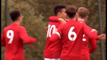 Mason Greenwood hattrick vs Wolwerhampton U18