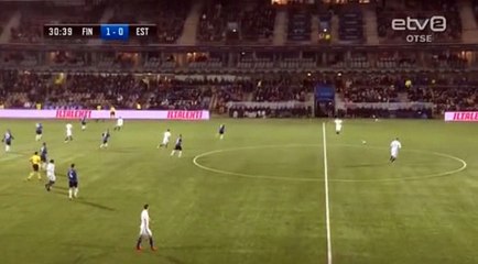 Robin Lod Goal HD -  Finland	2-0	Estonia 09.11.2017