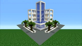 Minecraft Tutorial: How To Make A Modern Hotel