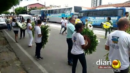 Velório do irmão da diretora da Faculdade Santa Maria