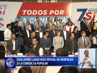 Movimiento CREO hizo oficial su respaldo a la consulta popular