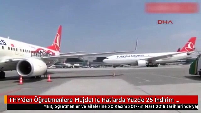 THY'den Öğretmenlere Müjde! İç Hatlarda Yüzde 25 İndirim Uygulayacak