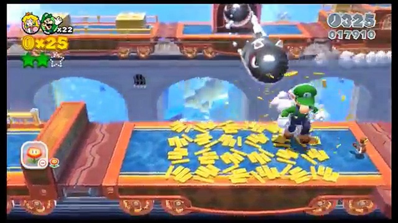 Super Mario 3D World - All Final Castles (2 Player)