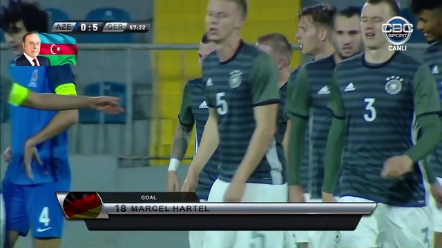 0-5 Marcel Hartel Goal UEFA Euro U21 Qual. Group 5 - 09.11.2017 Azerbaijan U21 0-5 Germany U21