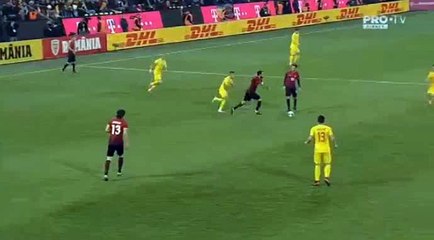 Gheorghe Grozav Goal HD -  Romania	1-0	Turkey 09.11.2017