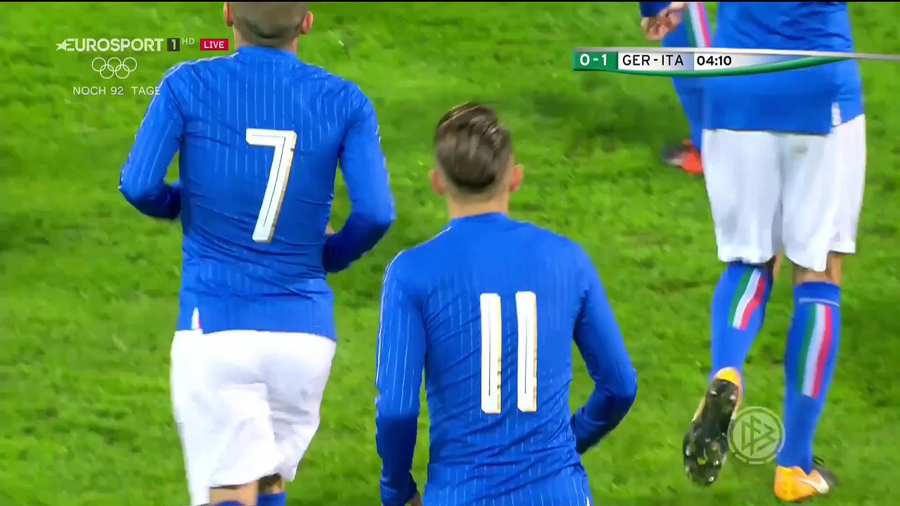 All Goals International  Under 20 Elite League - 09.11.2017 Germany U20 2-2 Italy U20