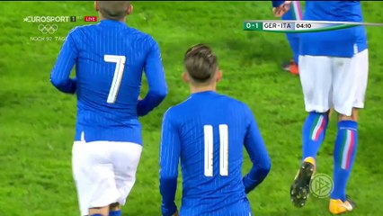 0-1 Simone Edera Goal International  Under 20 Elite League - 09.11.2017 Germany U20 0-1 Italy U20