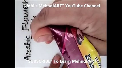Mehndi Class for Beginners- Different Arabic Flower PETALS & Filling Techniques Designs Explanation