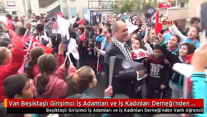 Van Beşiktaşlı Girişimci İş Adamları ve İş Kadınları Derneği'nden Vanlı Öğrencilere Yardım