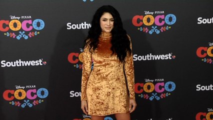 Vanessa Lyon "Coco" US Premiere Orange Carpet