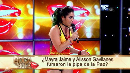 Mayra Jaime dice que es agradecida con Alisson por reemplazarla en la competencia