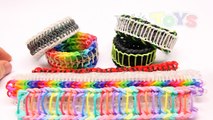 How to make the Sailors Pinstripe Super Stripe Fishtail Rainbow Loom Stitches Adjusted Variations