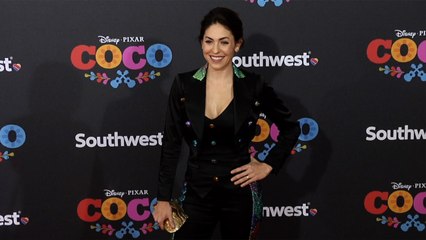 Natalia Cordova-Buckley "Coco" US Premiere Orange Carpet
