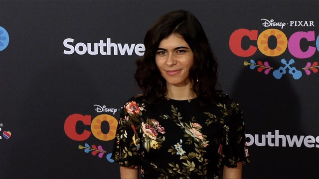 Sofia Espinosa Coco US Premiere Orange Carpet