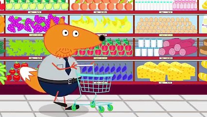 Fox Family Mega Bear Lost child New Episodes! Finger Family Nursery Rhymes