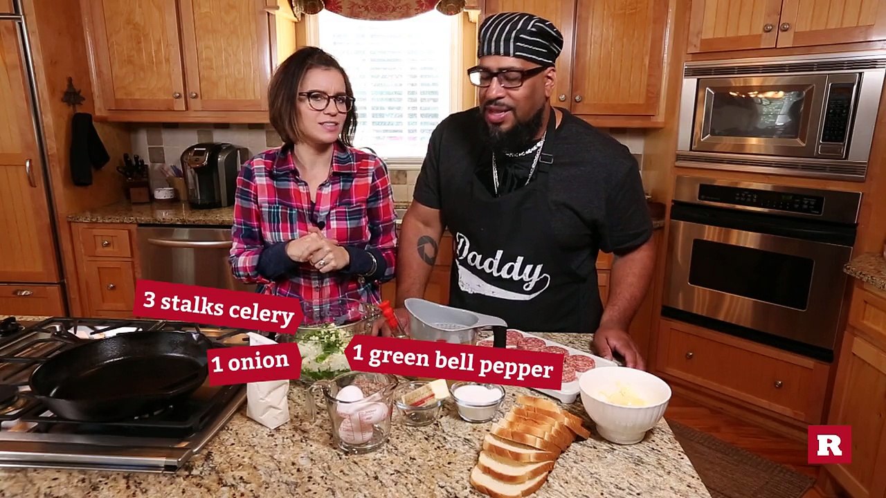 Big Mama's cornbread stuffing with Elissa the Mom | Rare Life