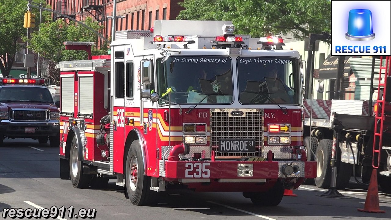 FDNY Engine 235 + Battalion 57