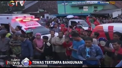 Bangunan Tua di Tegal Ambruk Timpa Pemotor, 3 Orang Tewas