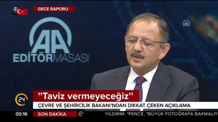 "Taviz vermeyeceğiz"