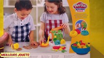 Pâte à modeler Play Doh la Fabrique de Pâtes Kitchen Creations Spaghettis et Raviolis en français