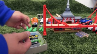 Wooden train toys Imaginarium red bridge Shinkansen set, Brio wooden toys